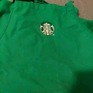 2 Starbucks Aprons (green).